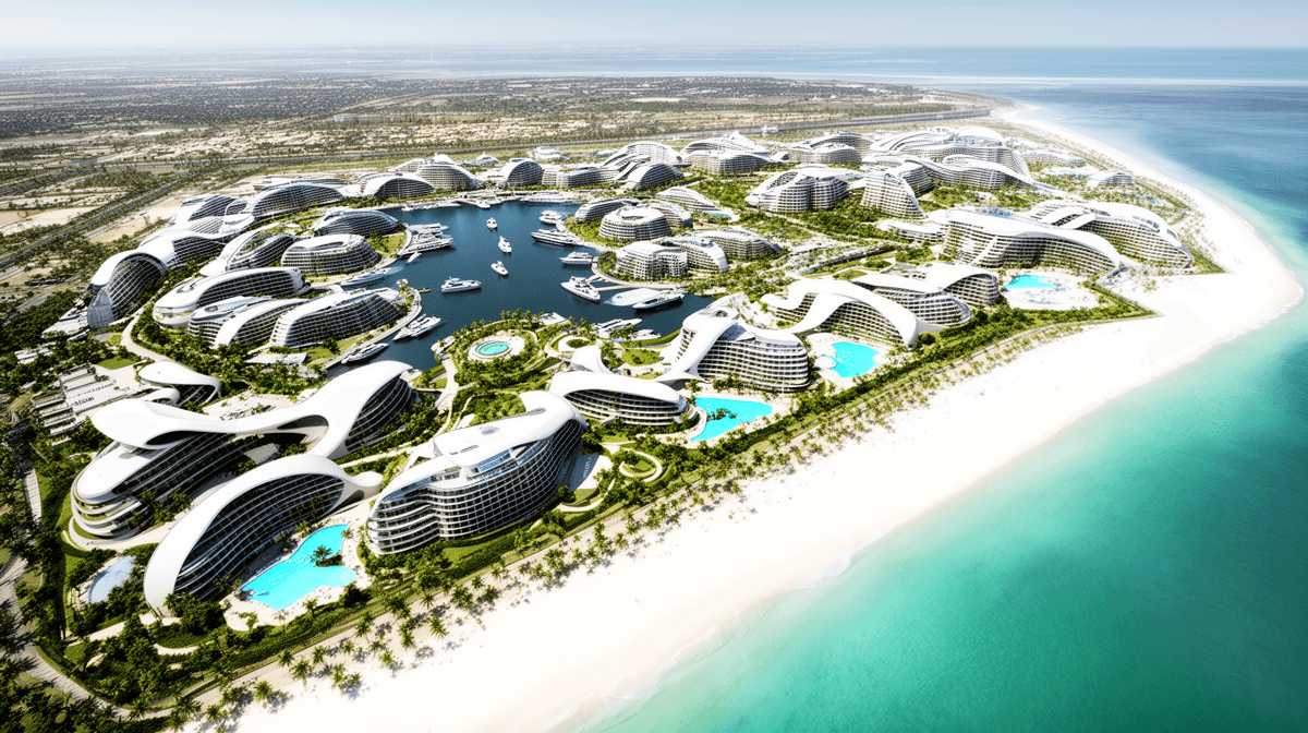 Resort Development — Aerial Masterplan