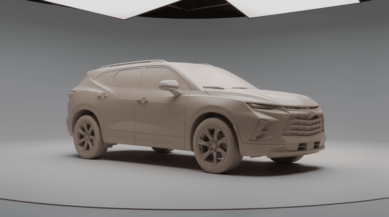 Chevrolet Blazer — Clay Render