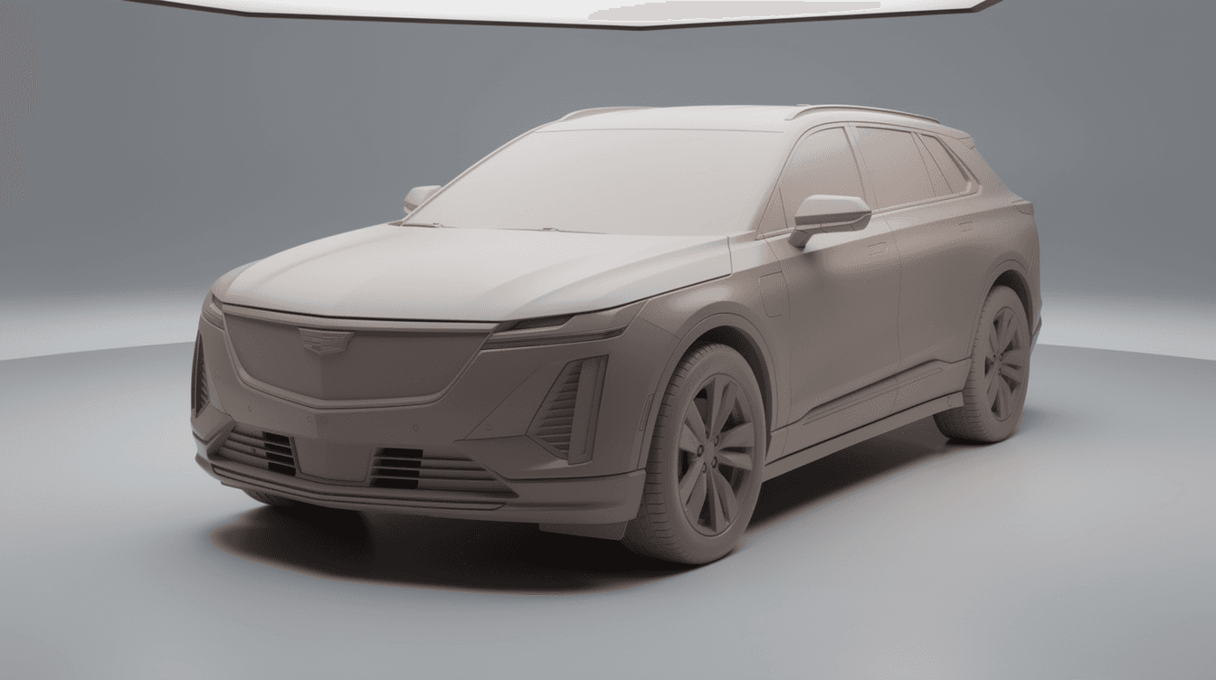 Cadillac Lyriq — Clay Render