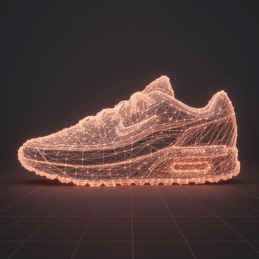 Nike Air Max Pulse — Womens — NURBS Wireframe