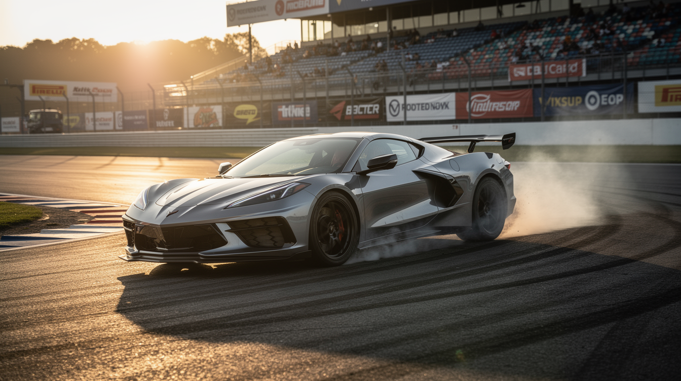 GM Chevrolet Corvette racetrack