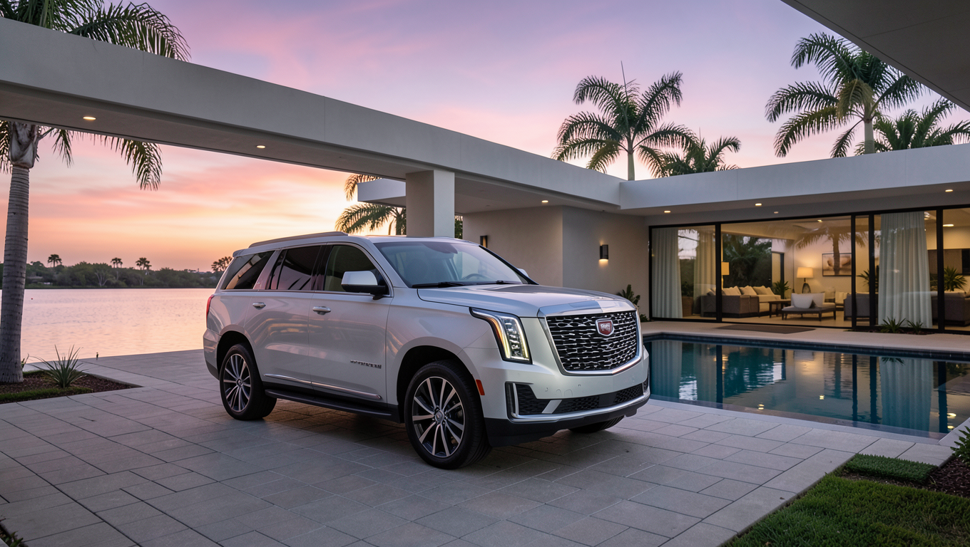 GM Cadillac Escalade mansion